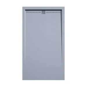 Receveur de douche Gris, finition Lisse Stone CACH, grille de couleur - 190 x 90 cm