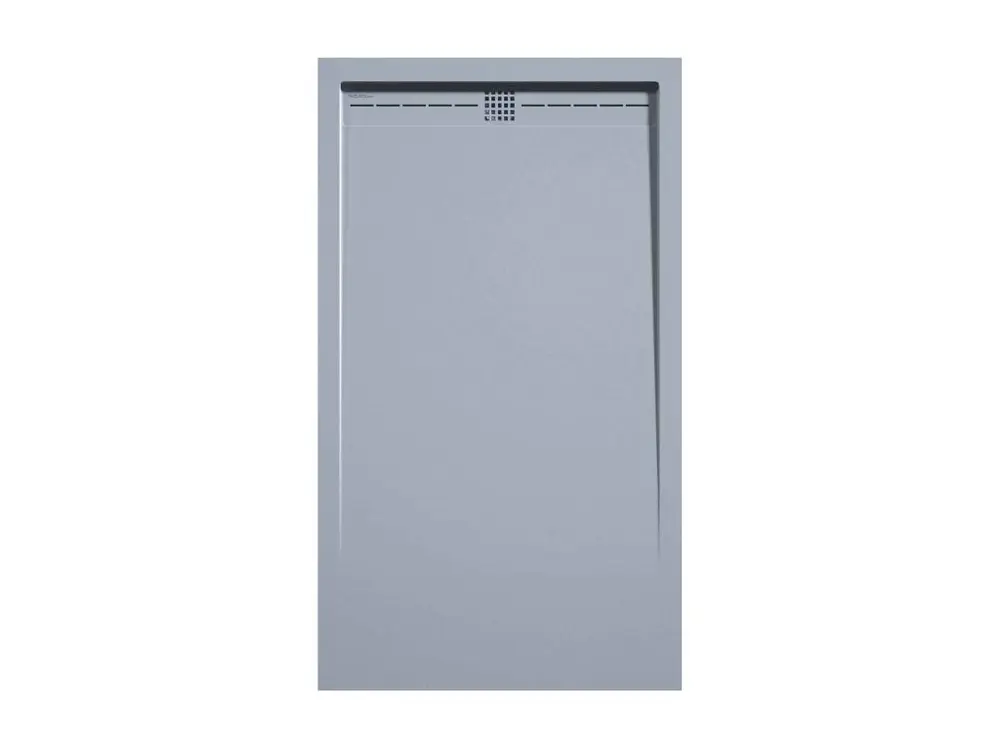 Receveur de douche Gris, finition Lisse Stone CACH, grille de couleur - 190 x 90 cm