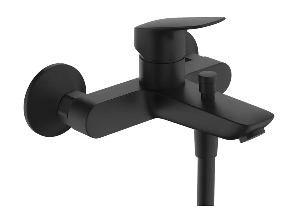 Robinet à détection Mitigeur bain douche mécanique HANSGROHE Logis noir mat