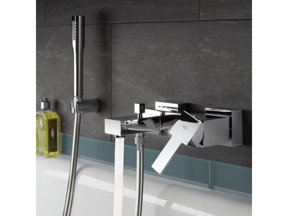 Robinet de lavabo Mitigeur bain douche mécanique GROHE Quickfix Sail Cube + microfibre