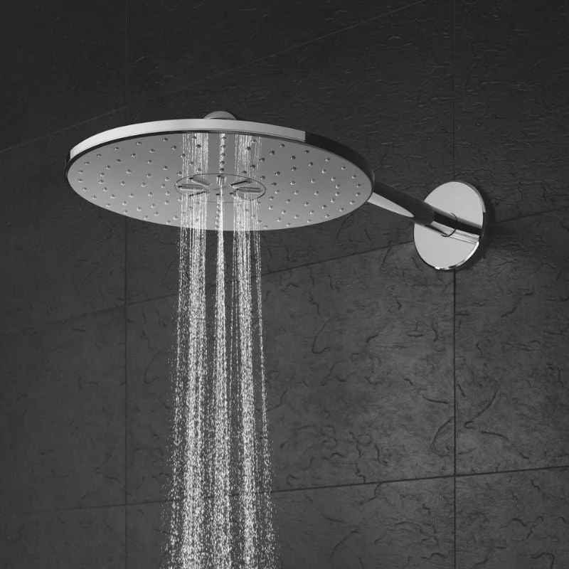 Set de douche GROHE 26477000 - tête RAINSHOWER SMARTACTIVE 310 + bras 14,2 cm + douchette 2 jets