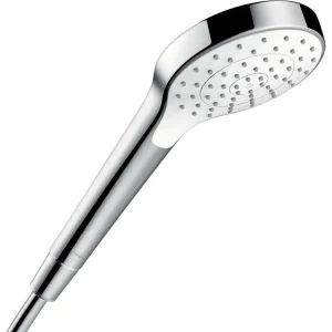 Étanche IPX4 HANSGROHE Douchette à main 110 1jet EcoSmart 9 l/min blanc chromé Croma Select S
