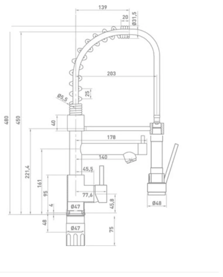 Van Marcke go Cuisina II mitigeur cuisine + douchette Van Marcke go Cuisina II mitigeur cuisine + douchette Installation R...