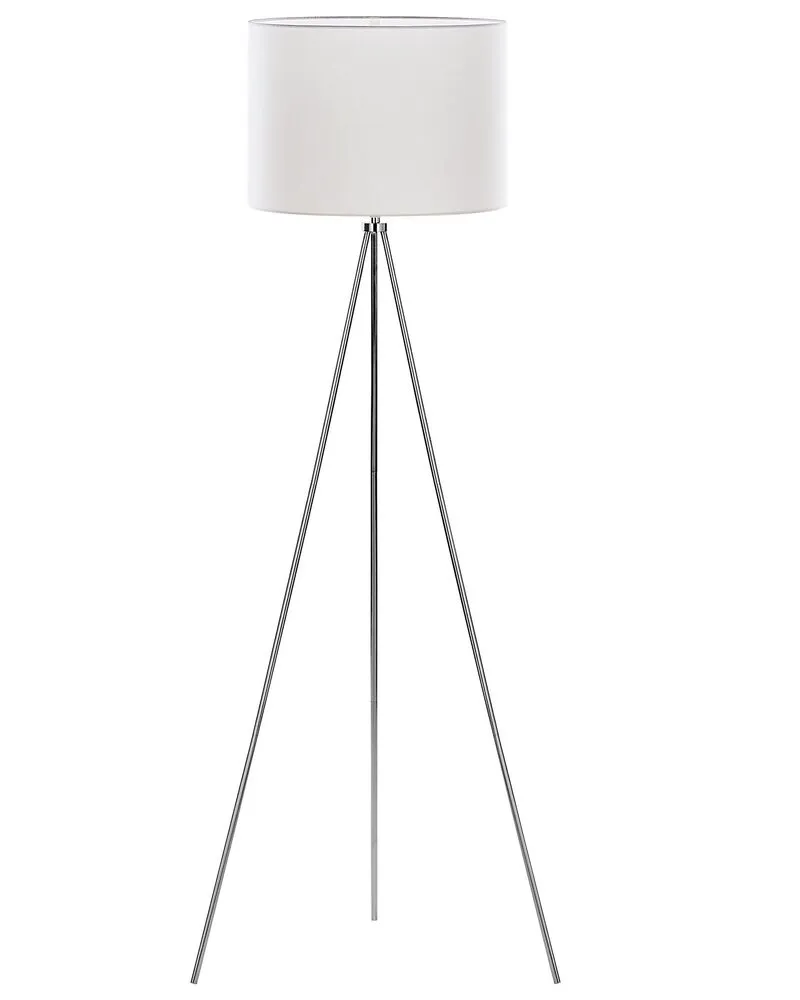 Staande lamp zilver VISTULA | Dimmable |