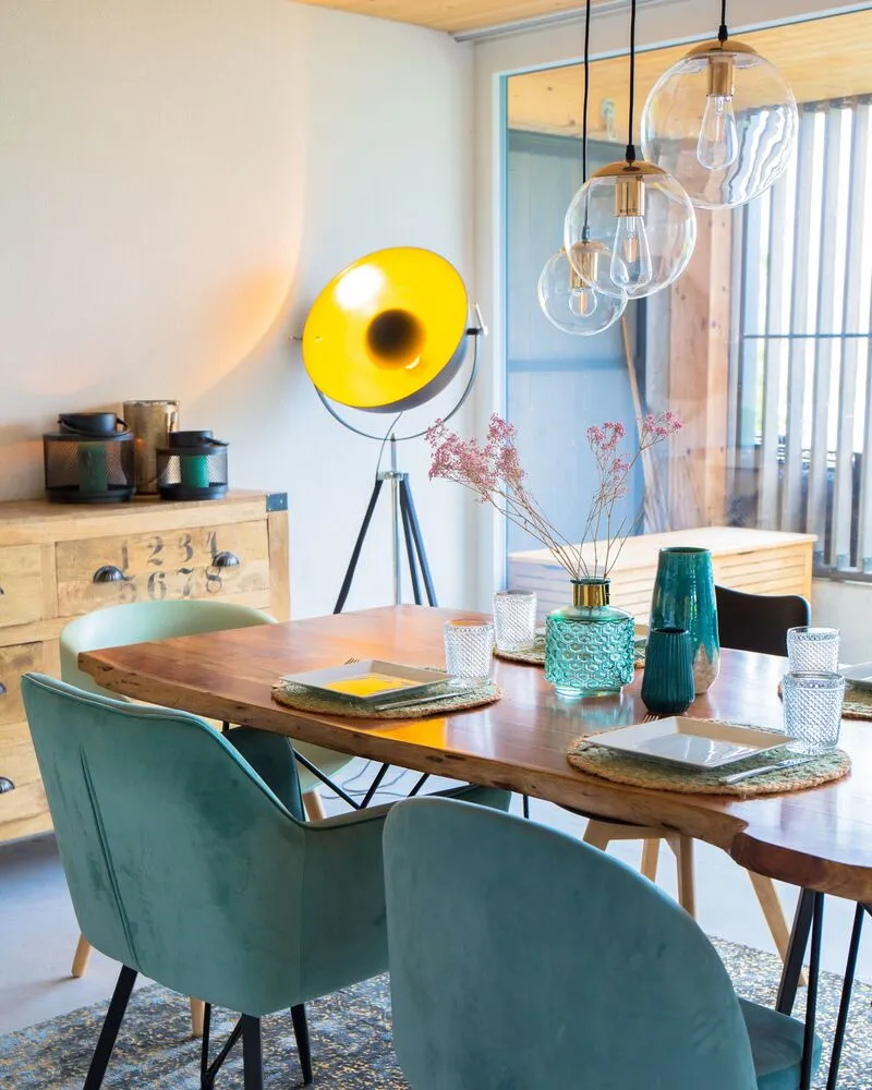 Staande lamp zwart/goud THAMES avec Garantie 2 Ans