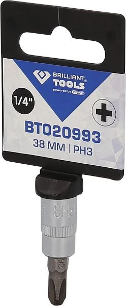 Brilliant Tools Douille cruciforme 1/4" PH PH3 BT020993 obtenir à bas prix