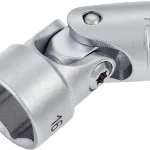 Douille articulée Hazet hexagonale carré creux 10 mm (3/8") profil de traction hexagonal externe 16 mm 880G-16 ac...