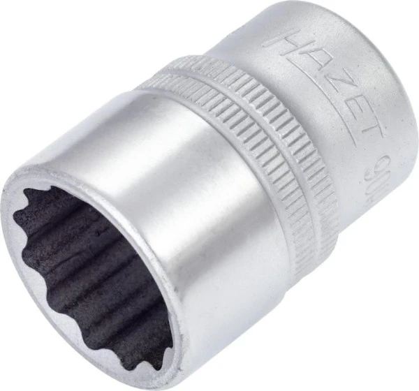Douille Hazet Bi-Hex carré creux 125 mm (1/2") profil de traction extérieur doublement hexagonal 25/32"...