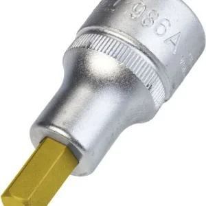 Douille de tournevis Hazet carré creux 125 mm (1/2") profil de douille hexagonale 5/16" 986A-5/16 prendr...