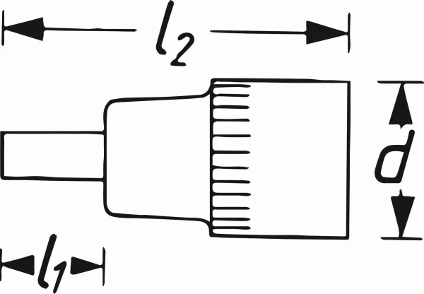 Douille tournevis Hazet carré creux 10 mm (3/8 pouce) profil interne multident XZN M6 8808LG-6 se fournir à bas prix