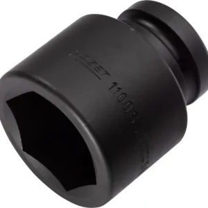 Impact Hazet douille tournevis machine hexagonale carré creux 25 mm (1 pouce) profil hexagonal externe 50 mm 1100S-50 se p...