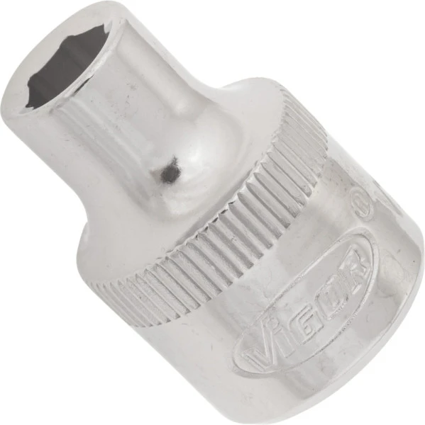 Insert de clé à douille VIGOR carré creux 10 mm (3/8 pouce) profil à six pans extérieurs 6 mm V2278N commander à bas prix