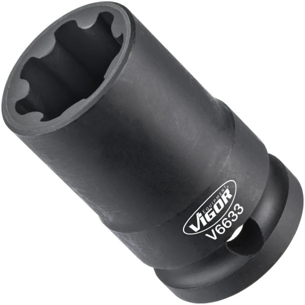 Insert pour clé à douille VIGOR carré creux 125 mm (1/2 pouce) profil rainuré 22 mm V6633 acquérir à bas prix