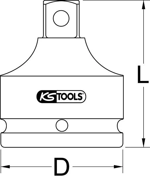 KS Tools Douille à chocs 1" à six pans creux courte 19 mm 450.0477 prendre à bas prix