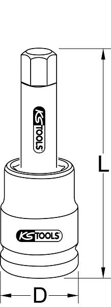 KS Tools Douille à chocs 1" à six pans creux longue 17 mm 450.0491 magasiner à bas prix