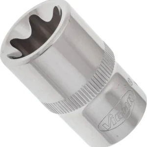VIGOR Insert de clé à douille TORX carré creux 125 mm (1/2 pouce) profil TORX externe E20 lot de 5 V2197 se procurer à bas...