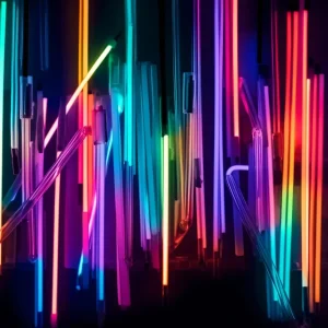 Luminaire en forme Toile de fond Danse Studio Lumières Arc-en-Ciel Néon LXX59-17