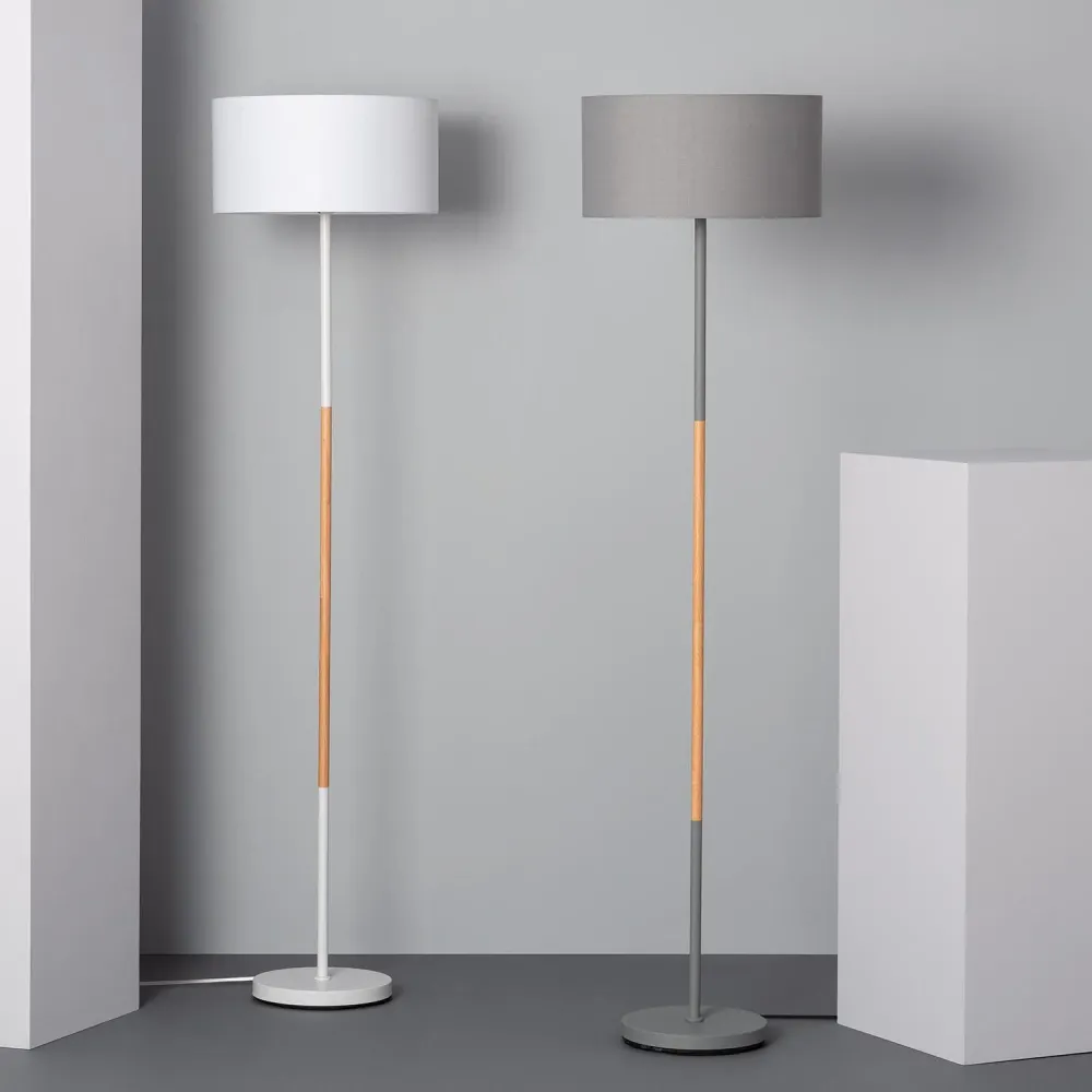 Lampadaire Silinda avec éclairage LED intégré pour une lumière uniforme - Certifié CE