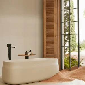 Ensemble baignoire îlot Duna Sand - Installation Facile