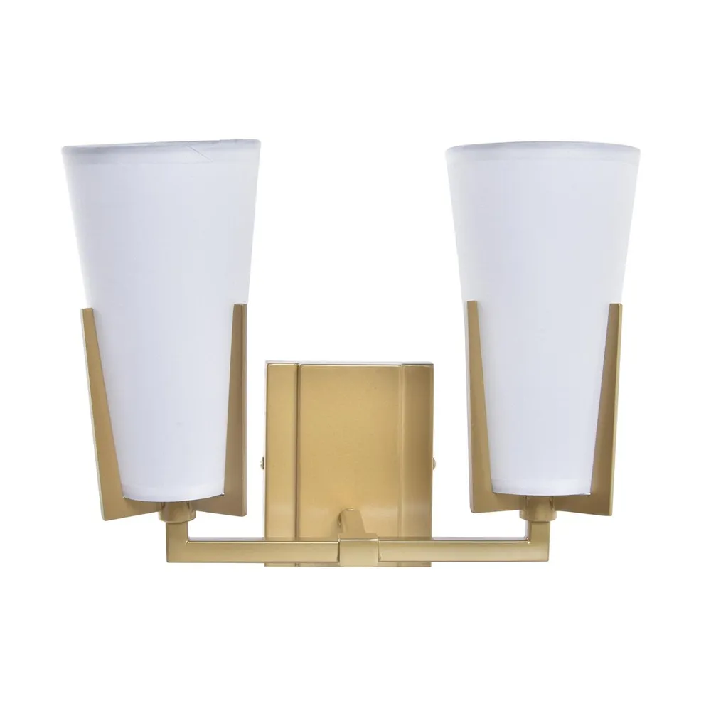 Applique Murale Deux fois Contemporaine Home Decor Verre Doré Métal Polye