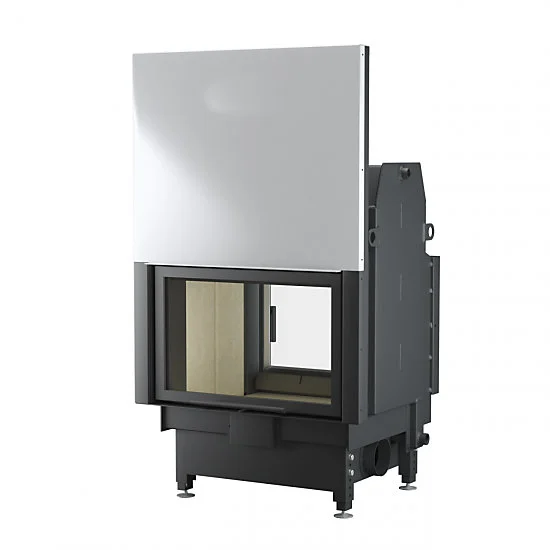 INSERT CHEMINÉE TUNNEL PORTE GUILLOTINE NEMO 4 DUO chauffage central 21/9 kW