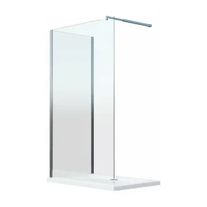 Parois de douche de 8 mm type Walk- jumeau verre angulaire réversible H.200 – 98-100 x 88,5-90,5 cm