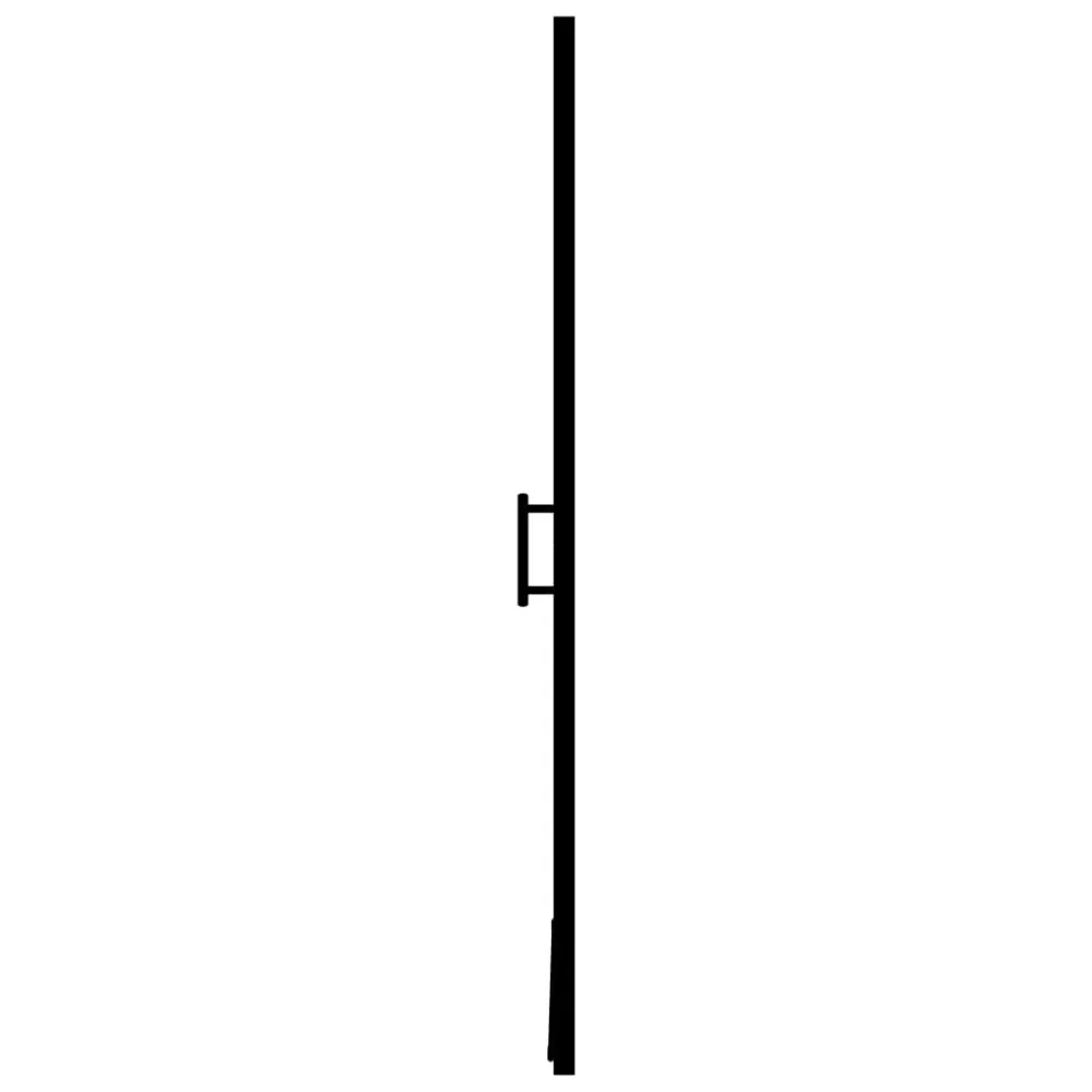Porte de douche paroi de douche cabine de douche cloison de salle de bain maison intérieur 91 x 195 cm verre trempé dépoli...