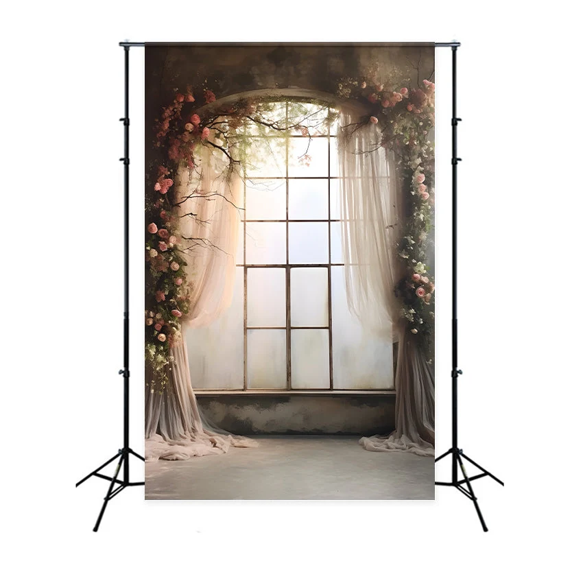 Toile de fond Maternité Fenêtre Arche de Rêve GTY2-12