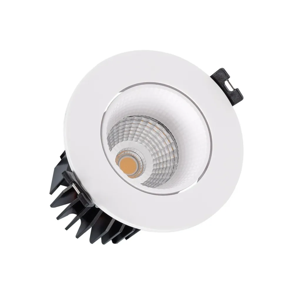 Éclairage LED encastré rond 15W LIFUD diamètre d'encastrement 75 mm