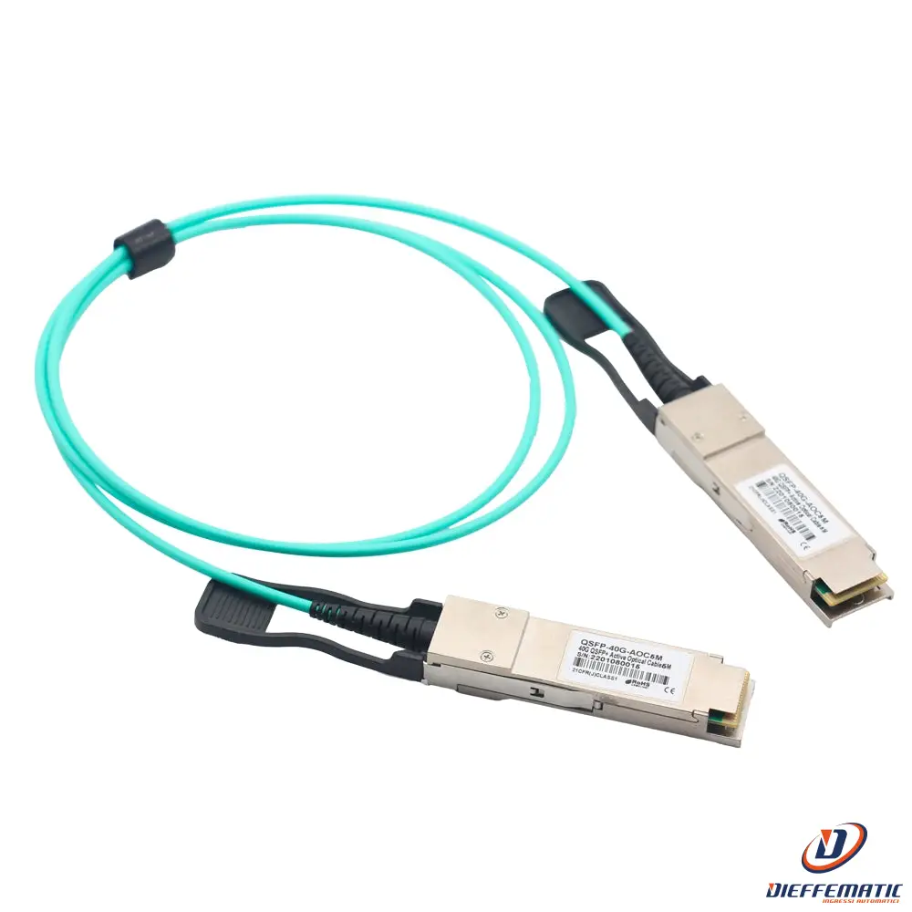 QSFP-40G-AOC-5M Cavo di collegamento diretto QSFP+ avec serrage à vis