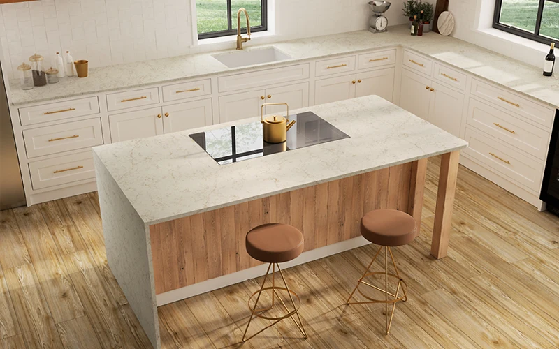 Adoucisseur d'eau Comptoir en quartz 2 cm - 3 cm LXHA Allegro SF 63 x 126 po