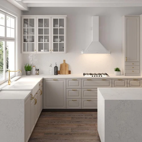 Comptoir Quartz 2cm - 3cm LXHA Adagio Or fin 63x130 po