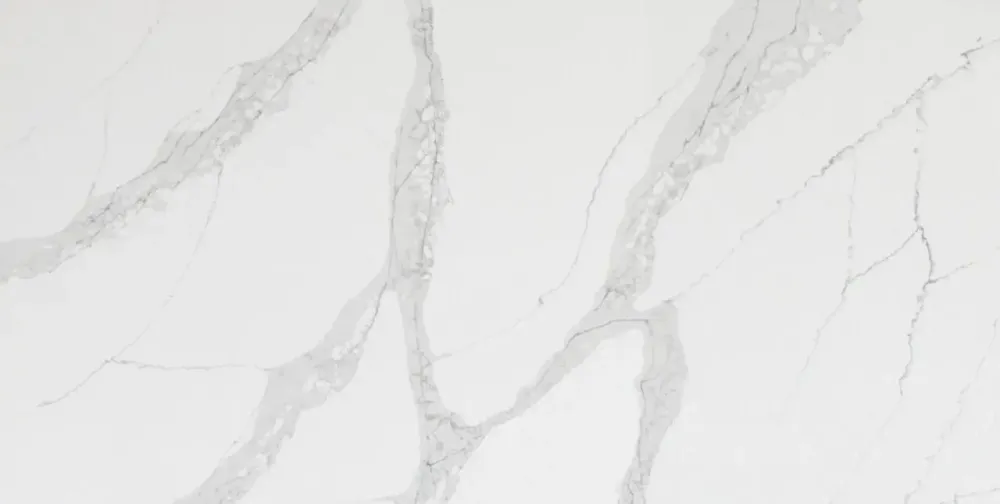 comptoir en quartz Prime Stone 2cm - 3cm Calacatta Lincoln 63,5 x 127 po Facile à Remplacer