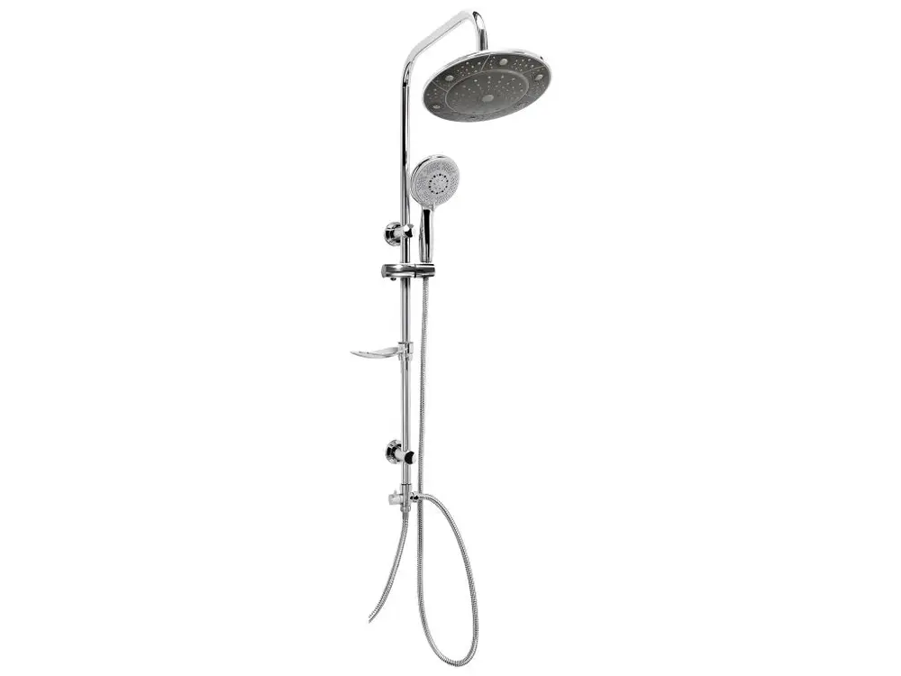 Crémaillère Exposed robinetterie bain douche pluie soupape pôle robinet multifonction ensemble