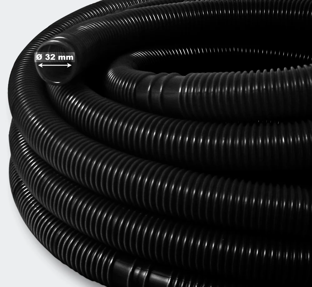 Tuyau de piscine flottant sections préformées 165g/m 32 mm 21 m 3116031 en porcelaine durable