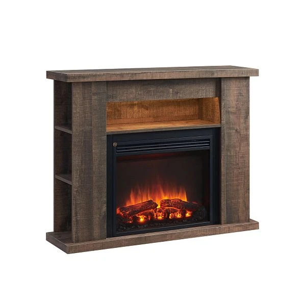 Cheminée électrique BALDERIA William 2000 W aspect bois foncé EF321A-MT321E-RDO prendre à bas prix