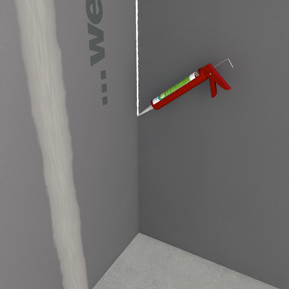 Panneau de construction XXL wedi Application au Rouleau ou au Pistolet