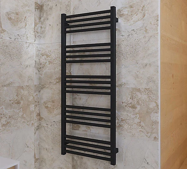 Sèche-serviette électrique réglable noir - HxL : 1140x430 mm - 400 Watt - FIO1140/430E1NP