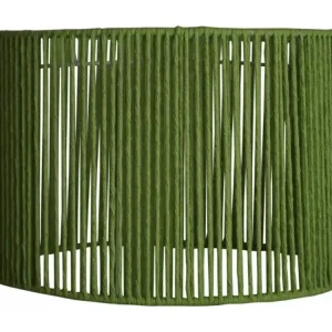 Détecteur de mouvement Abat-jour fil voton vert 45 cm.