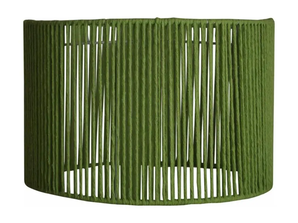 Détecteur de mouvement Abat-jour fil voton vert 45 cm.