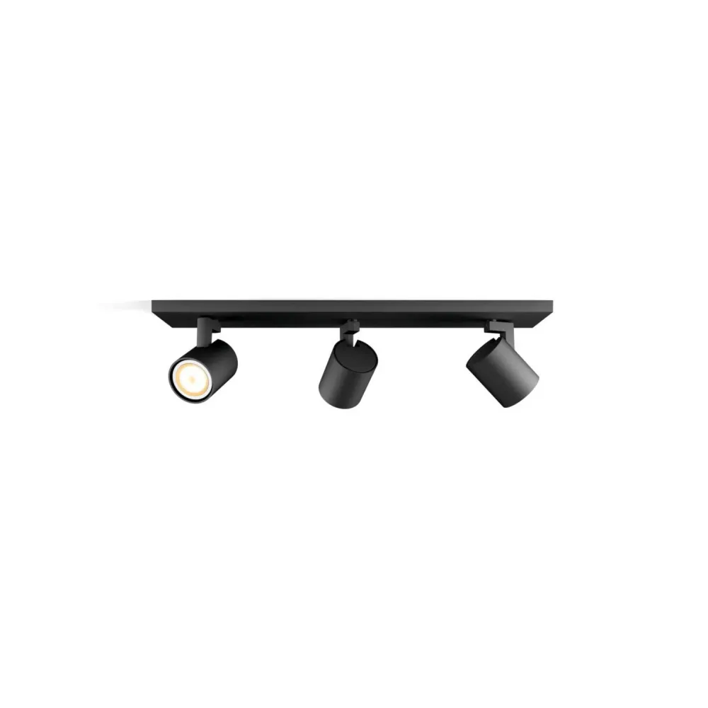 Détecteur de mouvement Lampe de plafond Philips Hue Runner 3 spots GU10 ambiance blanche