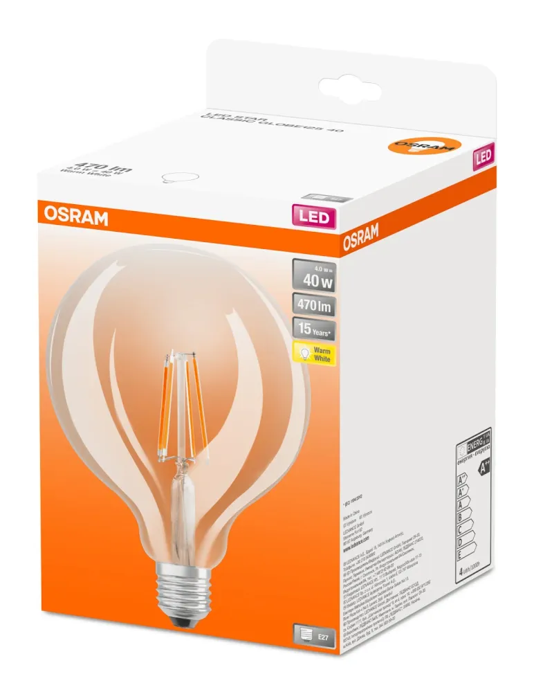 GLOBE LED 125MM 4W ARDENT