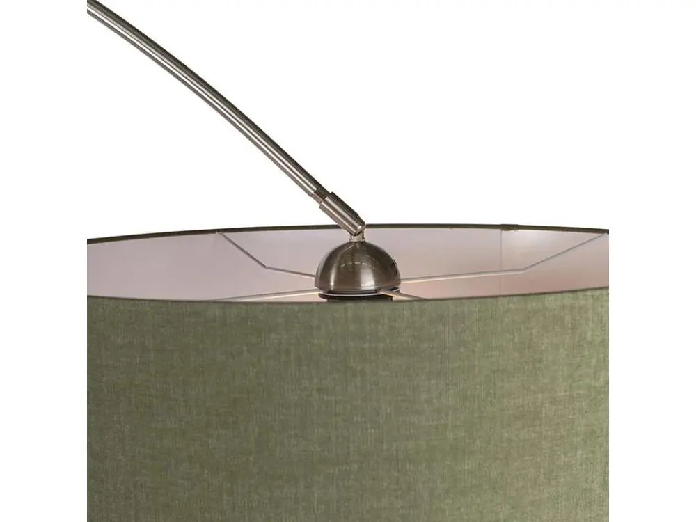Support de tube néon Lampe arc acier abat-jour vert mousse 50/50/25 - XXL