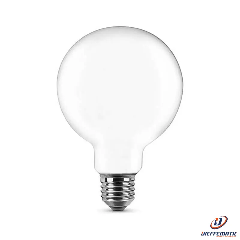 Étanche IP65 Globo G95 Led Opale Filamento E27 - 8W - 6500K - 1055 Lm Mfgl75F2 10 Pz