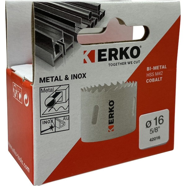 Guide de coupe Trépan scie cloche BIMETAL 14 mm - ERKO