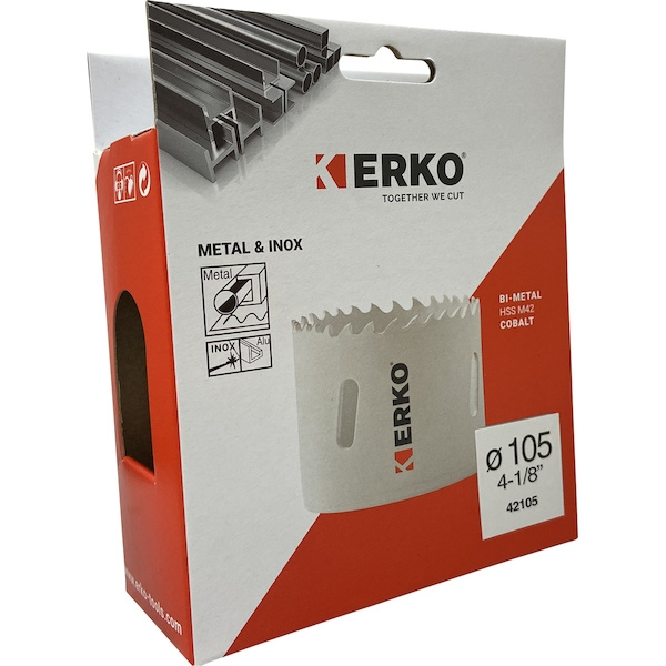 Guide parallèle Trépan scie cloche BIMETAL 127 mm - ERKO