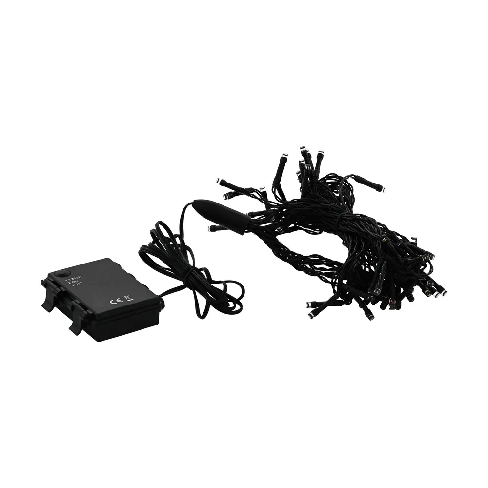 Applique étanche Guirlande lumineuse extérieure plastique noir Z_SOLAR LED INT 64X0,06W
