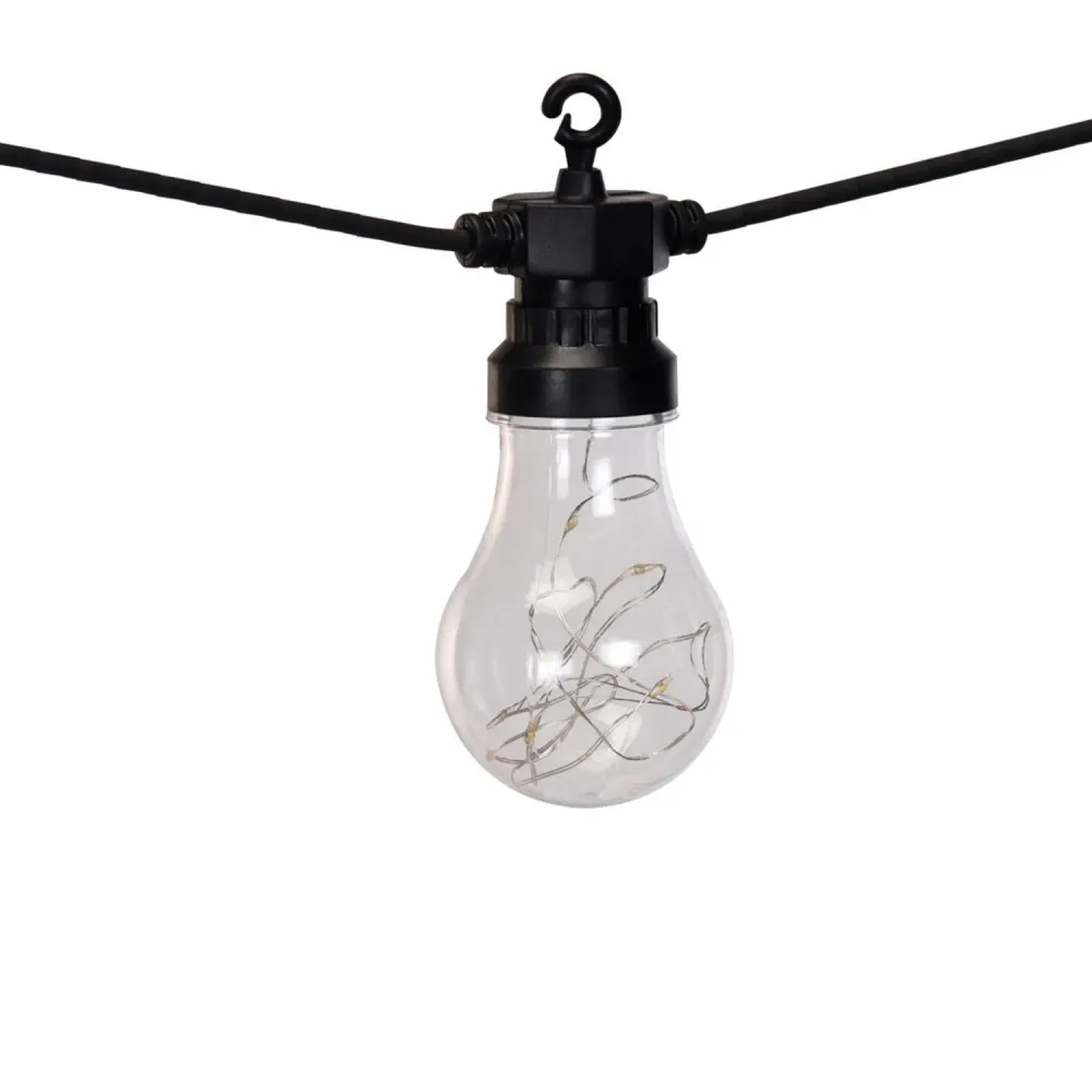 Guirlande lumineuse LED extérieure dotée de 10 ampoules Juli sur 7,5 mètres pour jardin et patio