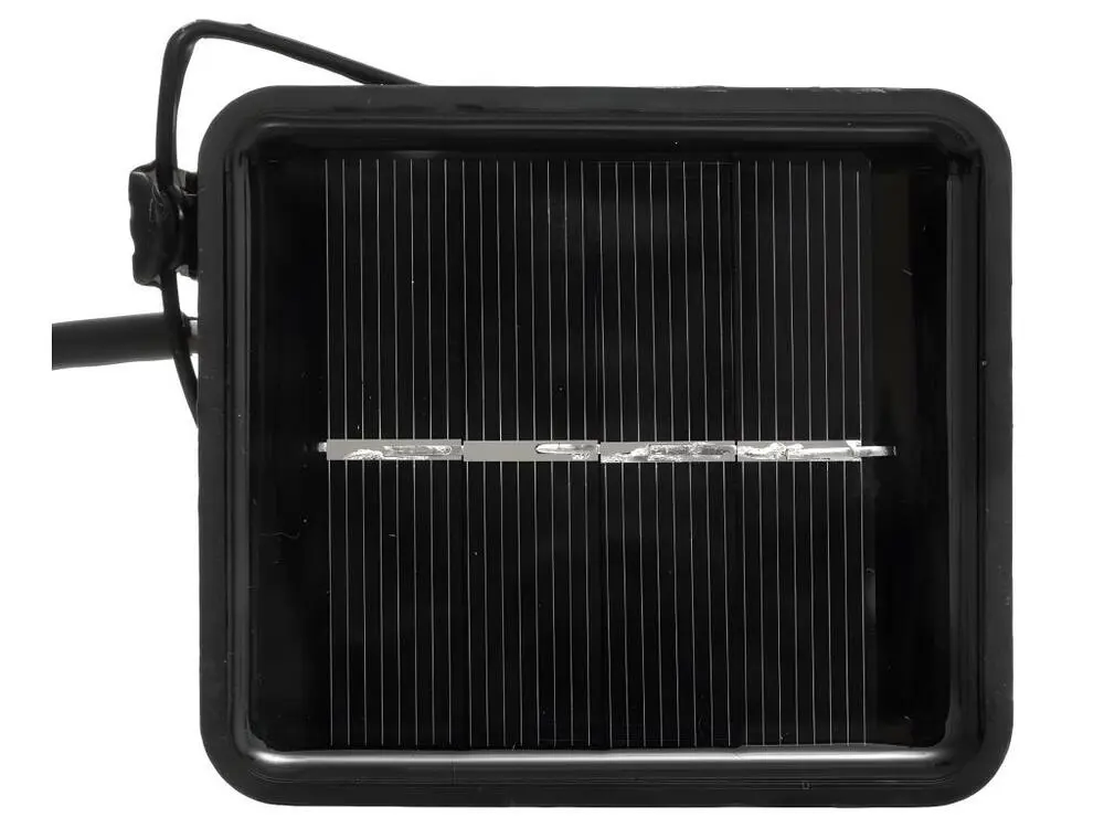 Guirlande Lumineuse Solaire façon guinguette 10 Ampoules transparentes LED Blanc doux sur 5 mètres