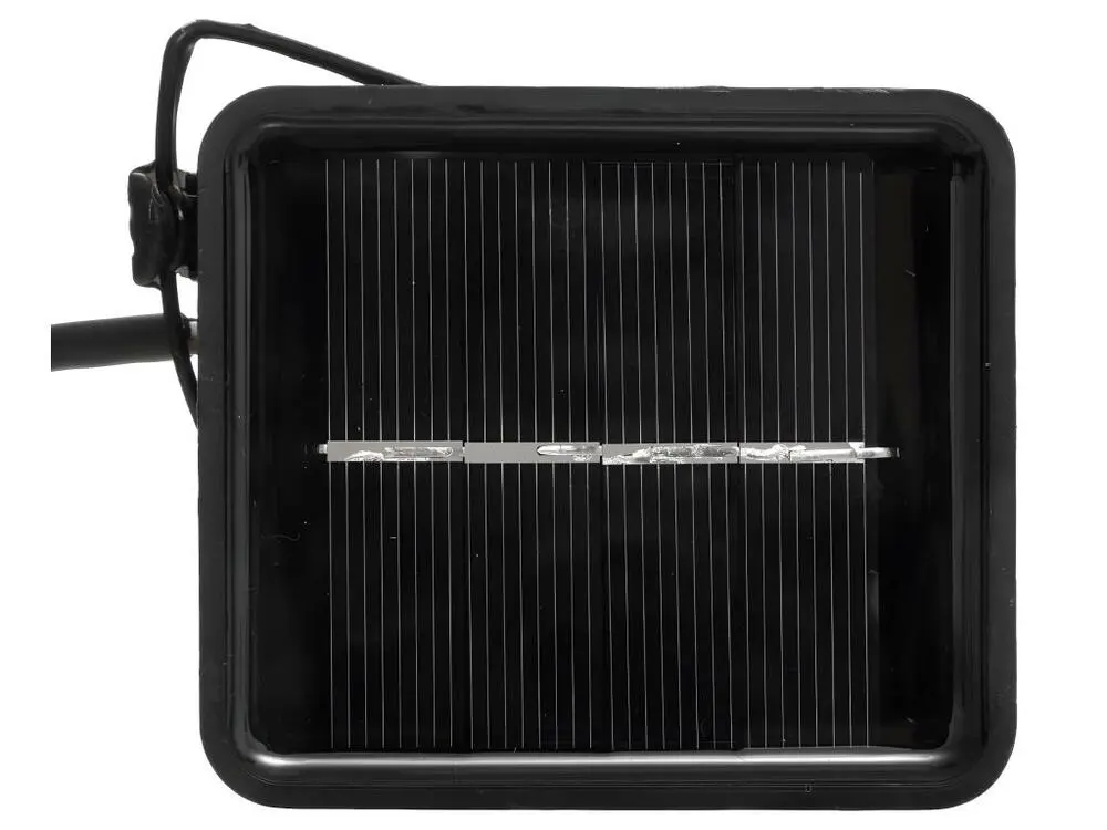 Guirlande Lumineuse Solaire façon guinguette 10 Ampoules transparentes LED Blanc doux sur 5 mètres